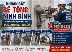 Khoan Cắt Bê Tông Ninh Bình – Giải Quyết Mọi Công Việc Đục, Khoan, Phá Dỡ