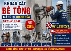 Khoan Cắt Bê Tông Giá Rẻ Tại Thanh Hóa – Liên Hệ Ngay. Hotline: 0915.200.223